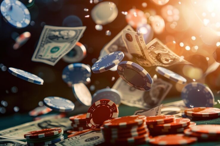 Multiple baccarat tables running simultaneously in the platform lobby